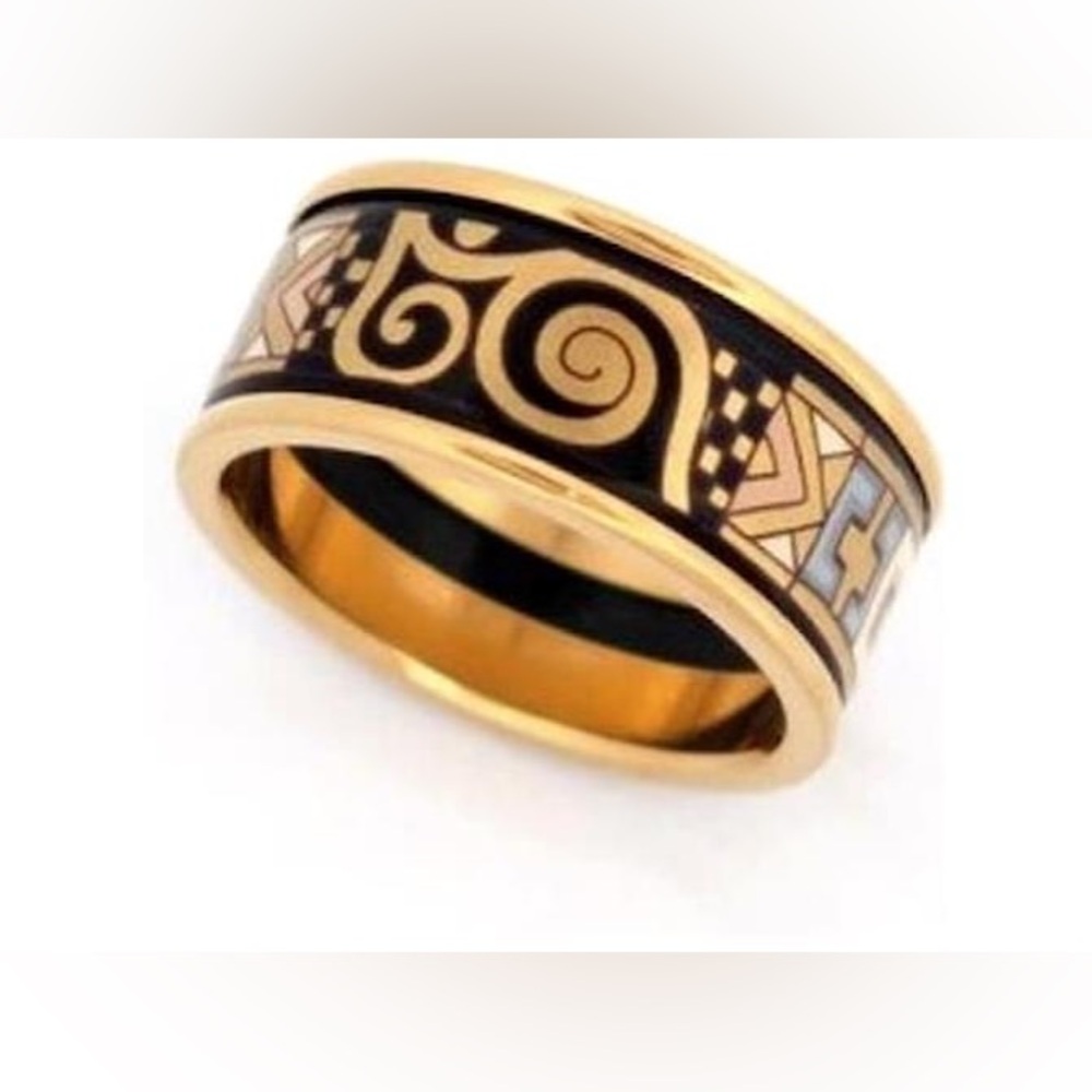 Freywille Mosaic Multicolored Enamel Ring